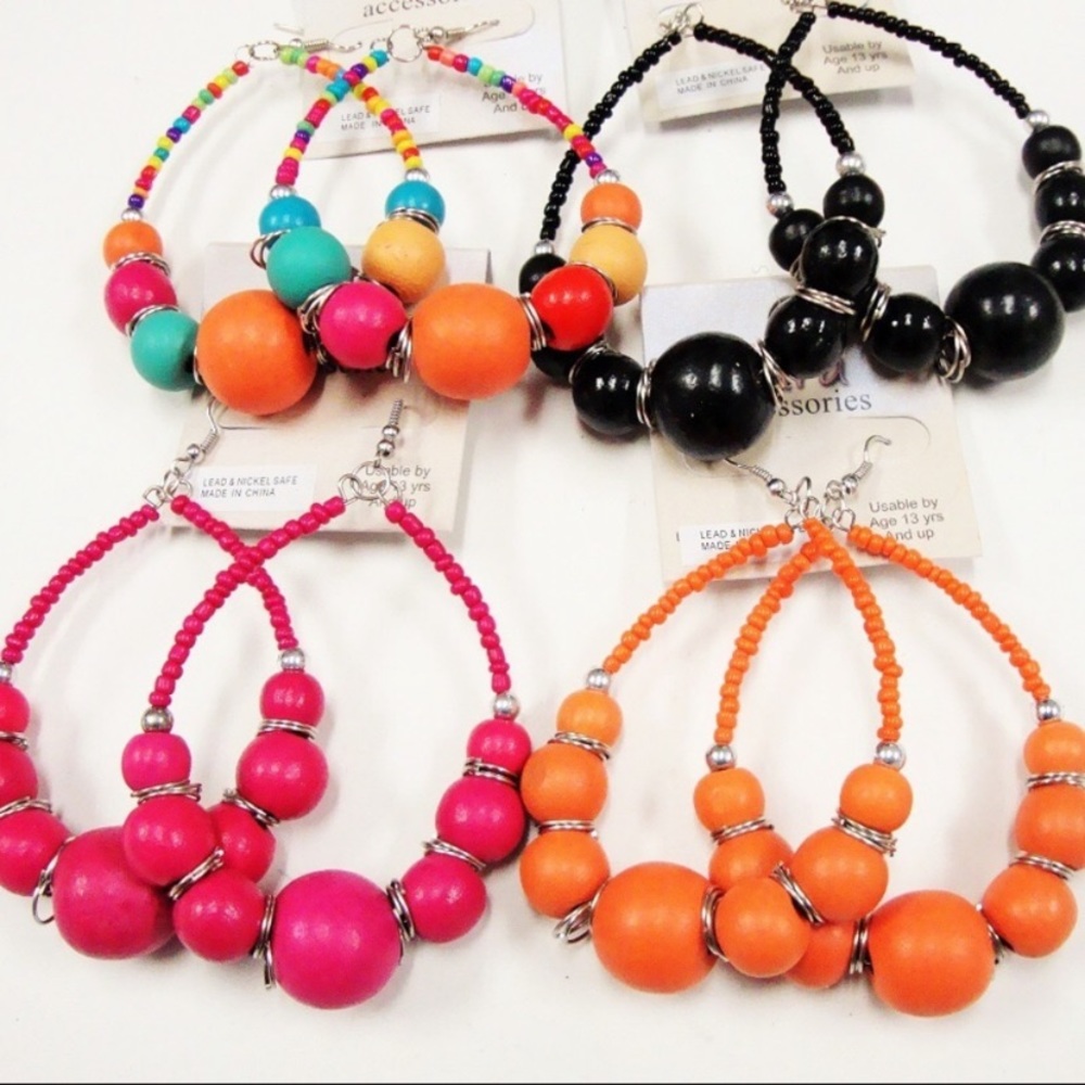 Colorful Beaded Earrings